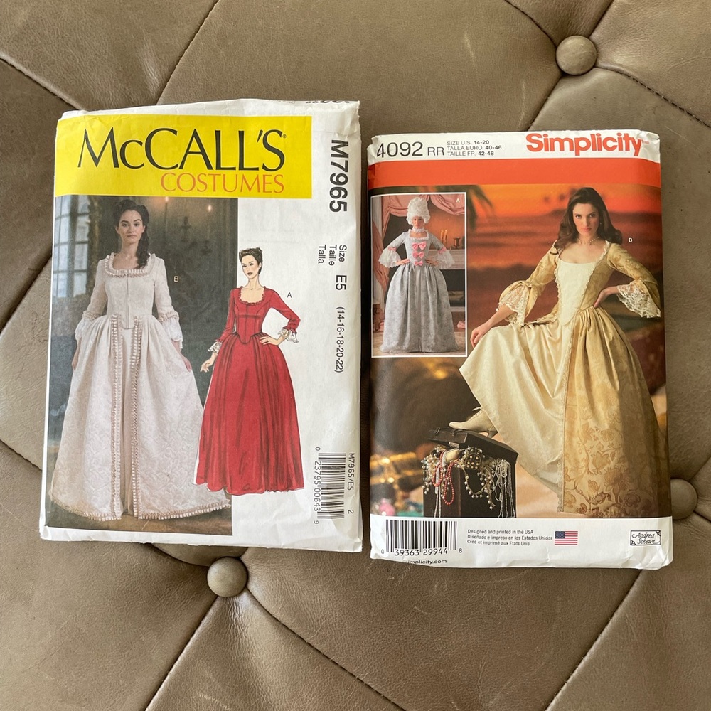 1700-1800 Dress Patterns